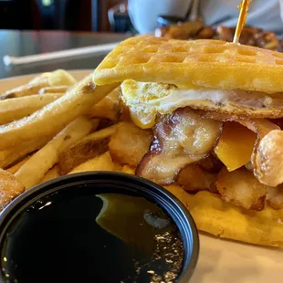 Hangover Chicken with fries