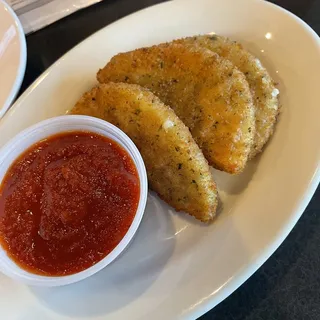 Fried Mozzarella Moons