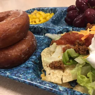 This is real life and legit school lunch. #sogood