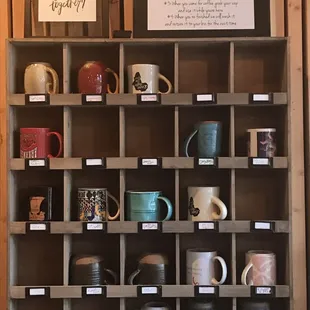 Your coffee cup can have its own home:)