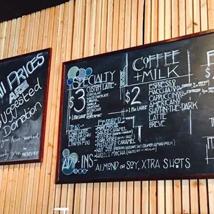 All food &amp; drink items are recommended donation