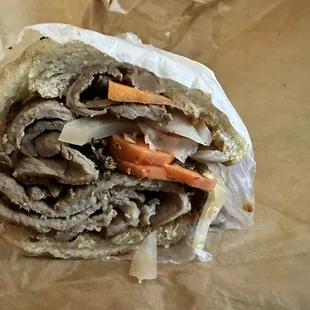 Chicago Italian Beef. Very forgettable as it was bland and dry. 1/10 rating.