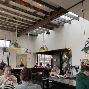 Interior of the dining room of Beretta in San Francisco.