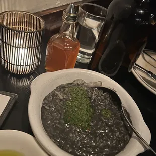Squid Ink Risotto