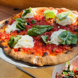 Margherita Burrata Pizza
