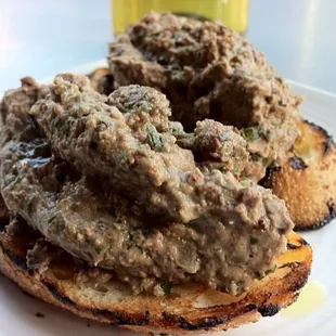 Chicken Liver Crostini