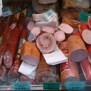 Berezka Eastern European Market Russian Polish Ukrainian deli produce - meats and sausages