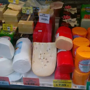 Berezka Eastern European Market Russian Polish Ukrainian deli produce - cheeses