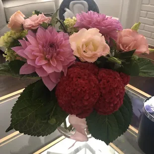 Unique arrangement for a new mom!