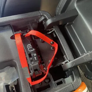 They didn't put the covering back on my manual override center console piece.