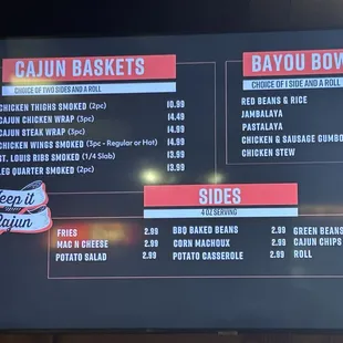 Yummy lunch options here!