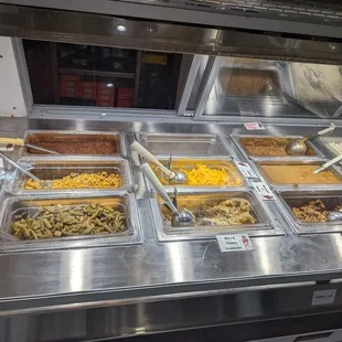 a variety of food items