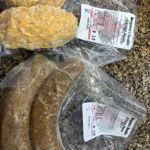 sausage and cheese