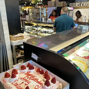 Behind the counter