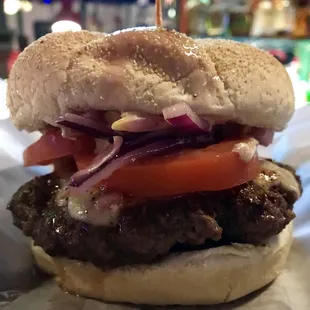 The Black Jack Burger.   A little too much onion, but the Creole mayo is fantastic.
