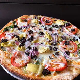 Garden Gobbler; Veggie Pizza