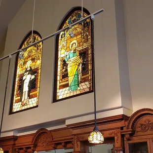 stained glass windows