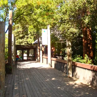Walkway to the entrance of Berkeley Art Center.