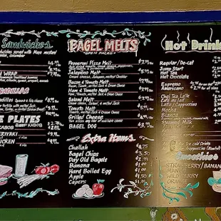 Menu part 2 (cash prices)