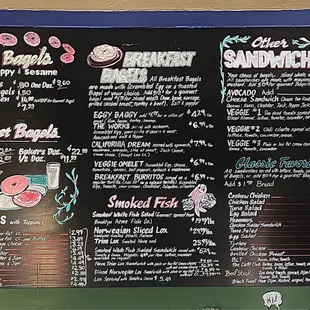 Menu part 1 (cash prices)