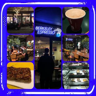 Montage of images from Berkeley Espresso