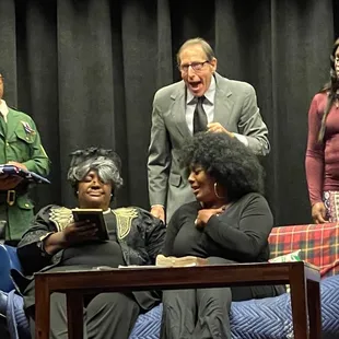 The final scene (I'm on the left holding the flag)