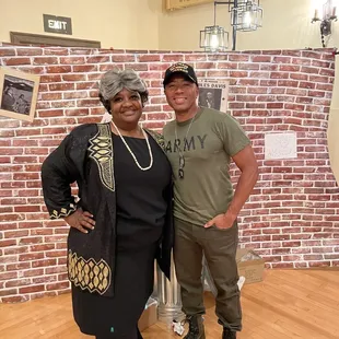 Me &amp; Momma - the girl can act! Her first play ever.