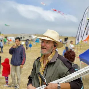 The professor on his way to the lab #BerkeleyKiteFestival