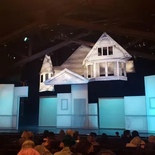 &quot;Fun Home&quot; stage setup
