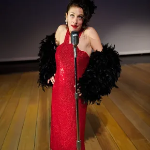 Miss Adelaide sings &quot;Take Back Your Mink&quot; in Guys and Dolls.  March 21-April 28