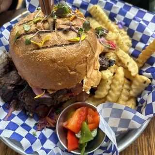 Berkeley Social Club Burger Lunch