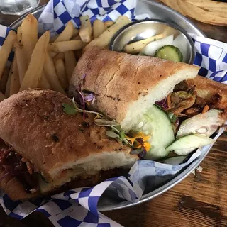 Spicy Pork Sandwich Lunch