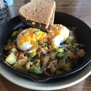 Brussel Hash with Toast