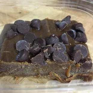 Vegan Peanut Butter Chocolate Chip fudge!