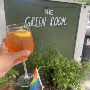 The green room - such nice outdoor patio space