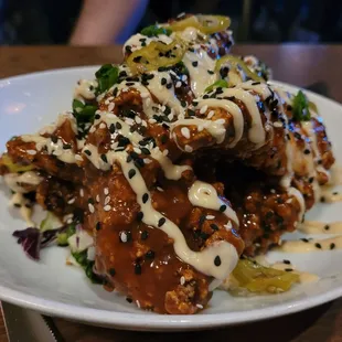 Korean BBQ chicken tenders, very good. 11.17.21