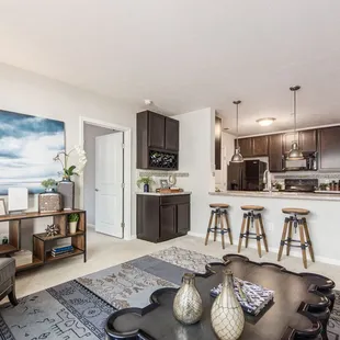 Living Room and Kitchen