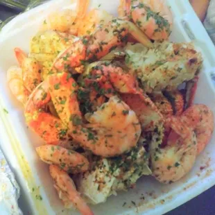 Dungeness with shrimp