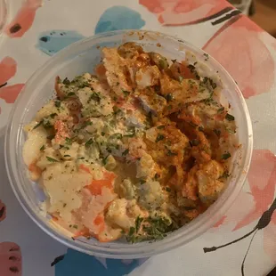 Large Seafood Salad half mild and half spicy
