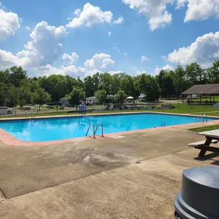 Pool was clean and a pleasant temp for early June