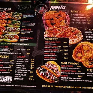 New Menu 2023