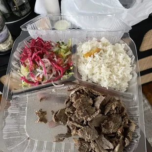 Lamb &amp; Beef Doner Plate