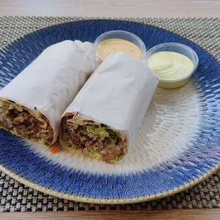 Lamb and Beef Wrap