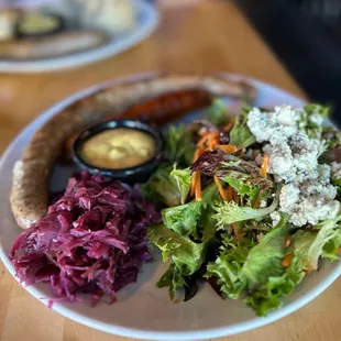 Wurst Platte (with a salad)