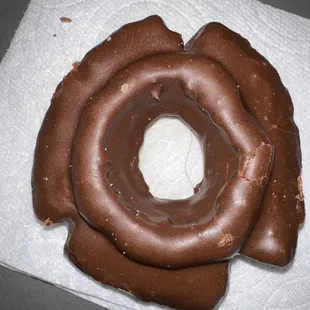 a chocolate donut