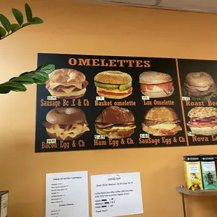 Breakfast sandwiches