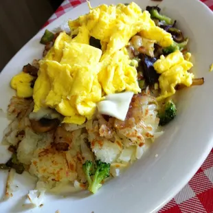 Vegetarian Breakfast Omelet