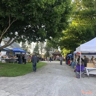 Artisan Market nights twice each summer.