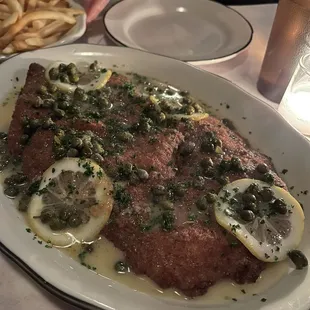 Crispy Chicken Piccata