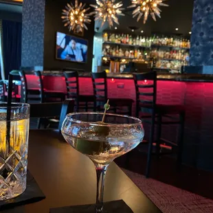 Vodka martini at Bernie's!